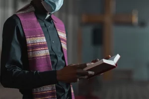 pastor reading