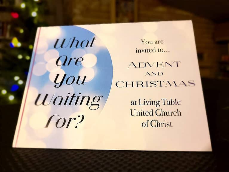 You are invited to Living Table this Advent!