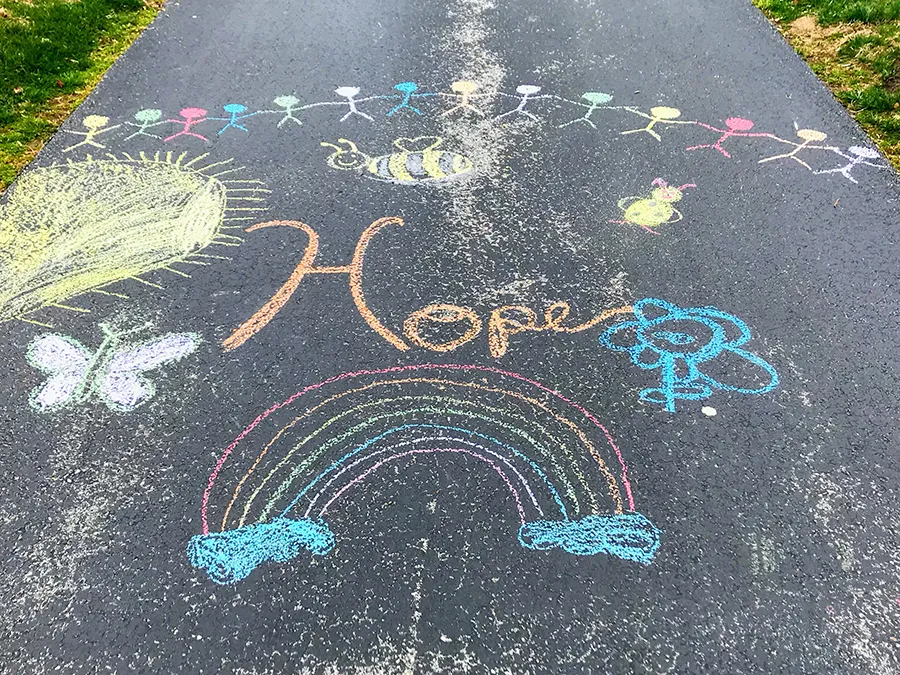 Hope on a Sidewalk