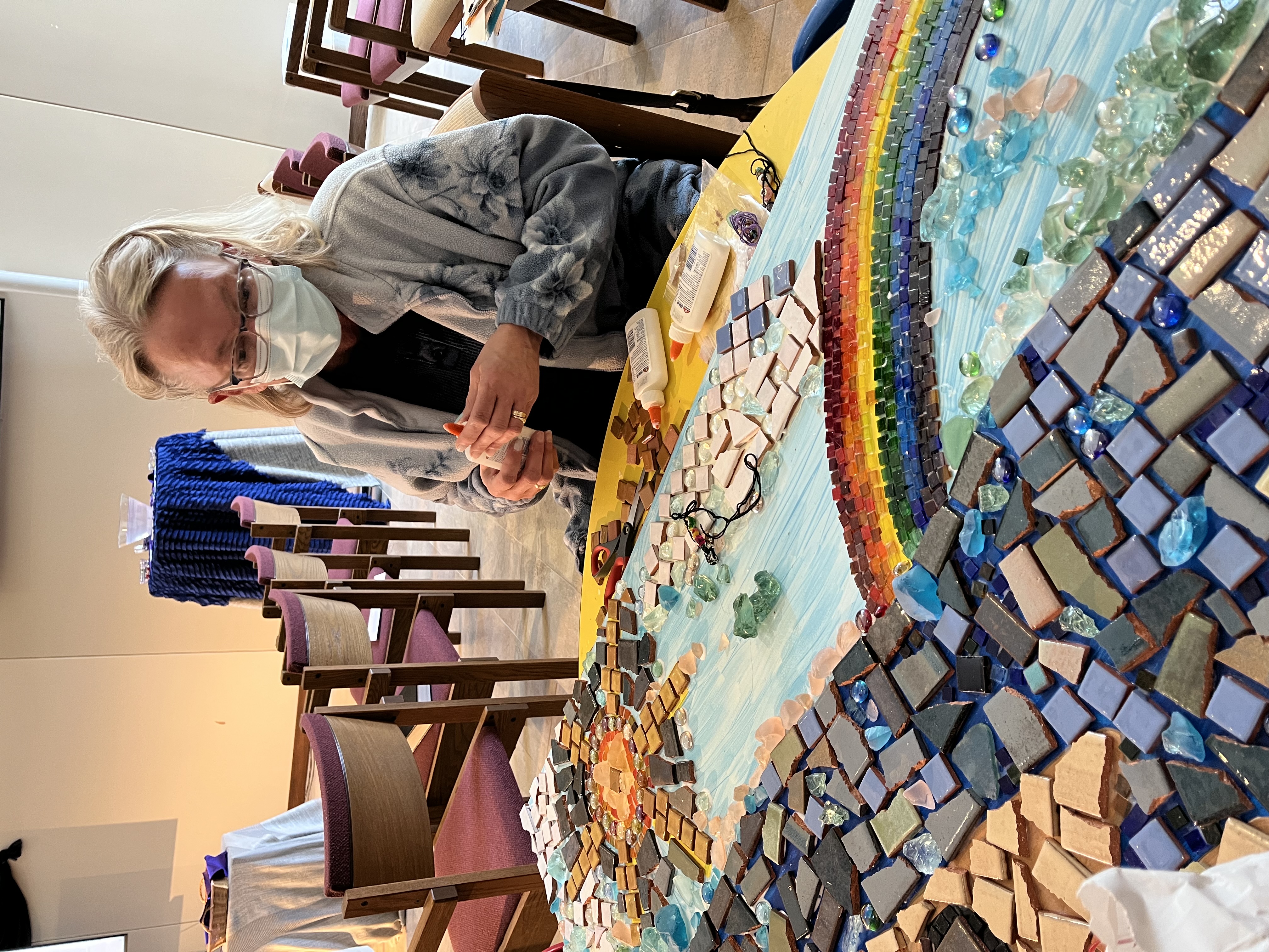 making a mosaic