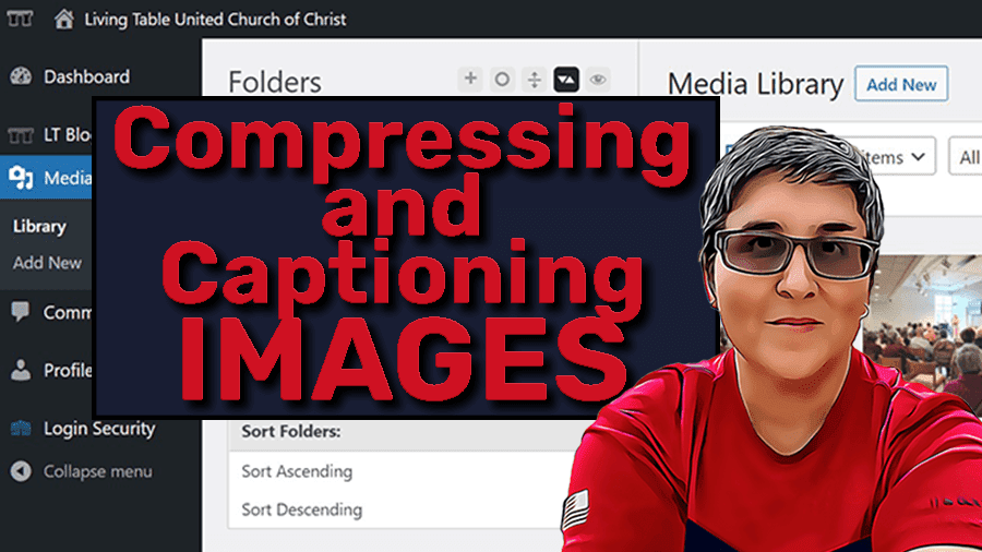 This is a link to a YouTube Video made for staff and others on how to compress and caption images for the new website.