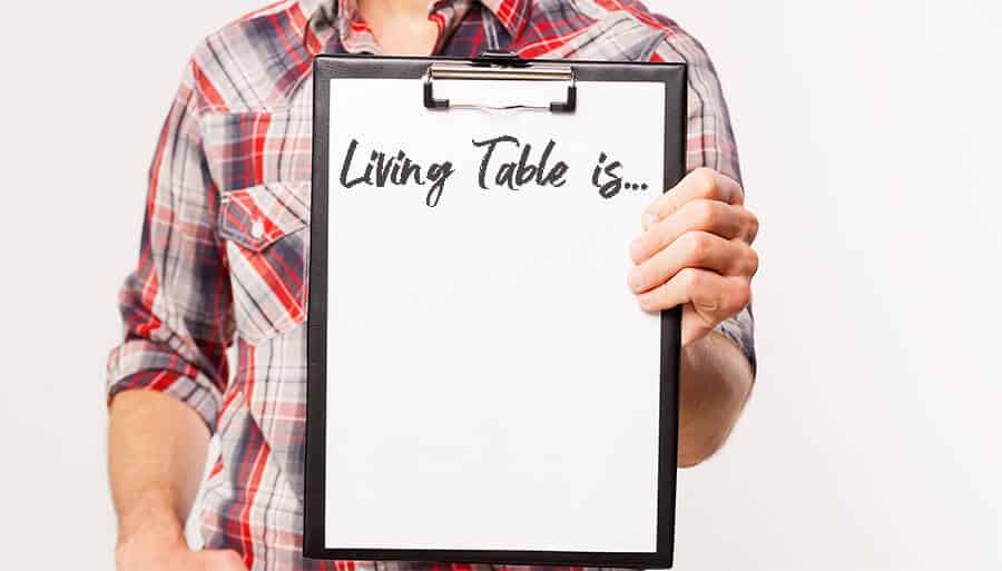 reviewing Living Table is easy