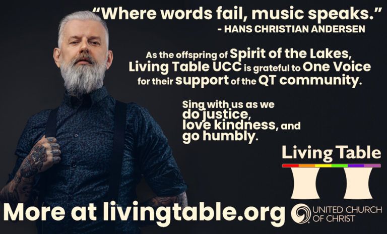 Living Table supports One Voice