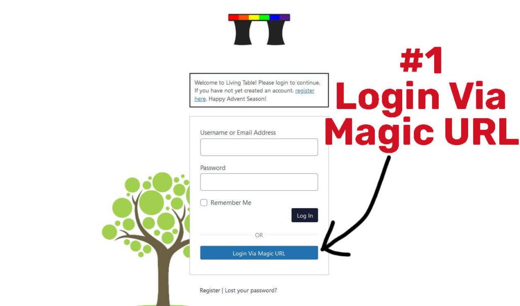 magic login is possible